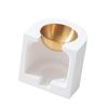 Ceramic Essential Oil Burner Fragrance Warmer Candle Stand Versatile Wax Melt Burner Fragrance Diffuse for Desk Living Room