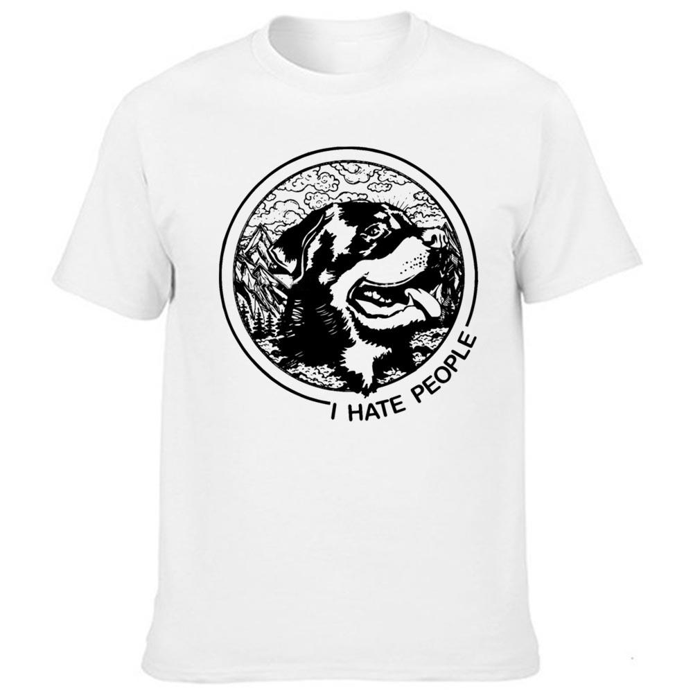 I Hate People Print T Shirt Love Camping Funny Vintage Short Sleeve Shirts Streetwear Comfortable Crew