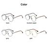 Retro Round Anti-Blue Light Glasses Men Women Personality Blocking Blue Light Eyewear Computer Glasses Optical Spectacle Frame