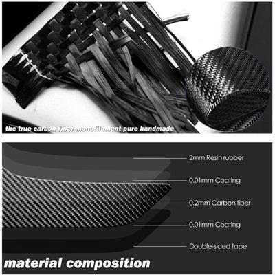 M63K-For Camaro 2016 - Carbon Fiber Car Interior Door Handle Frame Cover Trim Door Bowl Sticker Door Lock Trim