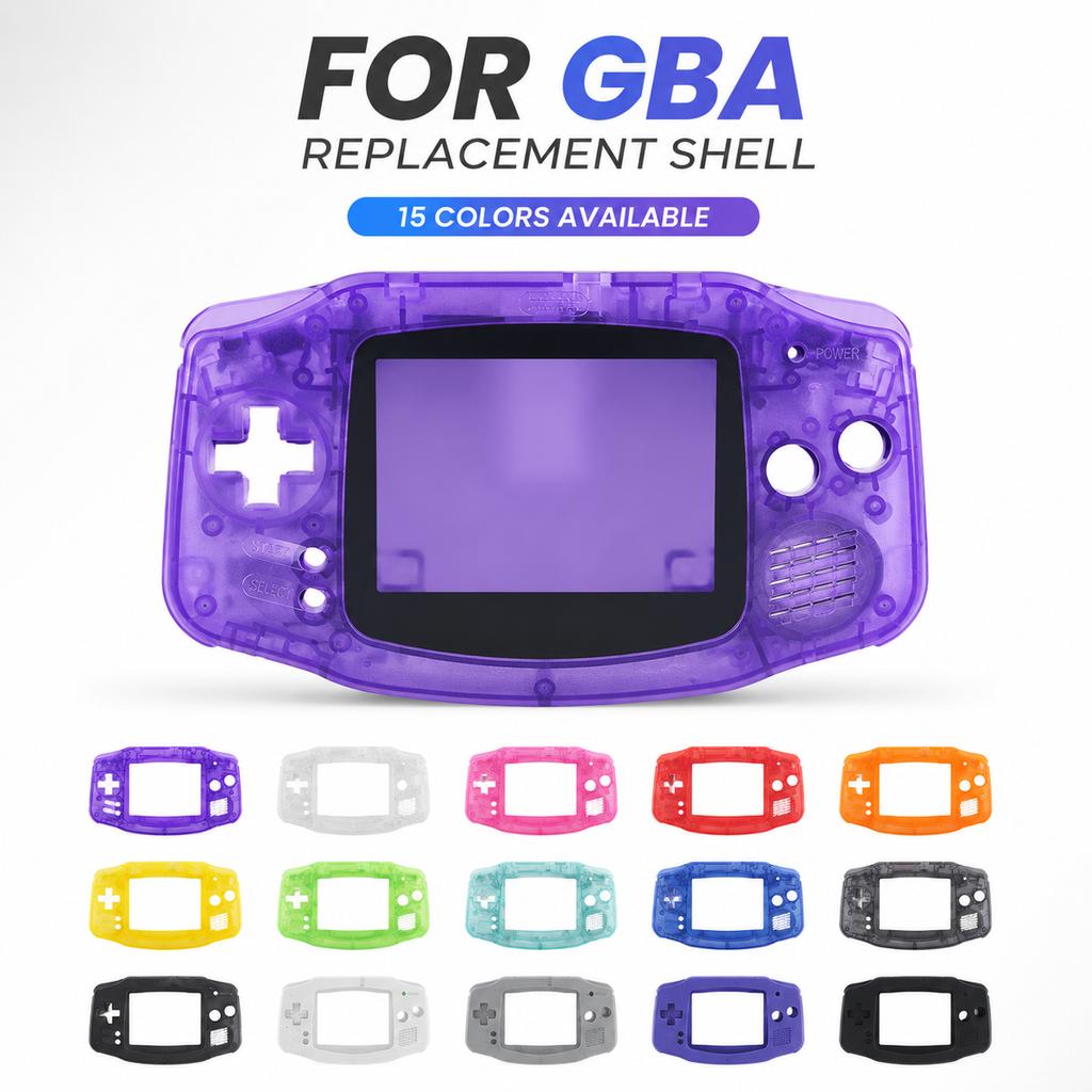 Para Game Boy Advan Carcasa de Repuesto Carcasa para Consola GBA Cubierta Protectora Piezas de Reparación de Retro Gaming