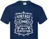 1968 Birthday T Shirt - Funny Vintage Bday Style Top - Birth Date Year - Cool Gift Tee Ideas for Grandad, Dad, Mum, Father's Day, 694