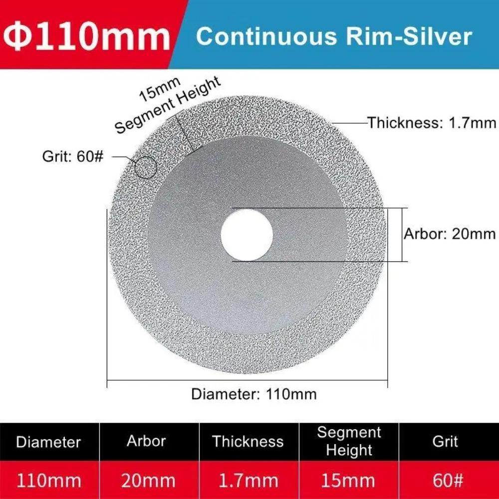 Diamond Sand Angle Grinder Saw Blade Silver/Gold Diamond Grinding Blade  Stone Processing