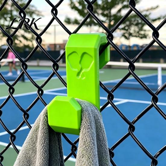 One-piece Printed Hook Up, 3D Outdoor Tennis Hook, Waterproof Sun-Proof Strong Load-Bearing Design Load-bearing Click-in Fence for Hanging Water