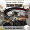 Whimsical Cat Lover's Duvet Cover Set - Soft, Breathable, and Comfortable Pet Cat Pattern Bedding with 3D Animal Theme