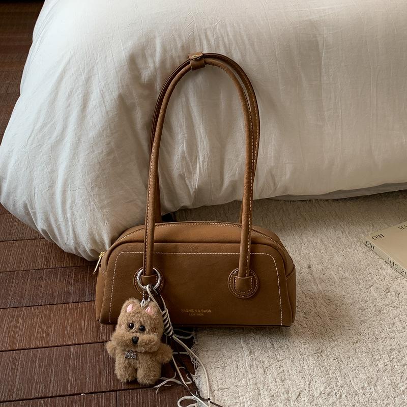 Lässige Umhängetasche, Kordelzug-Ein-Schulter-Tasche, Schlichte Achseltasche, Wolkentasche