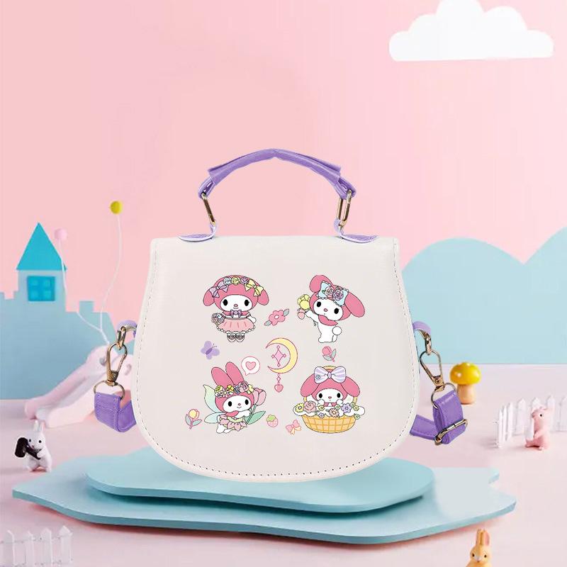 Korean Version of Trendy Cartoon Printing Cute High-value Student Shoulder Bag Women's Portable Handbag