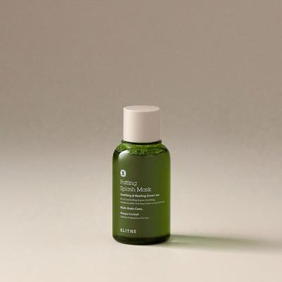 [Blythe] Maschera Patting Splash lenitiva e curativa al tè verde, confezione da 70 ml, 1 pezzo, 1 pezzo