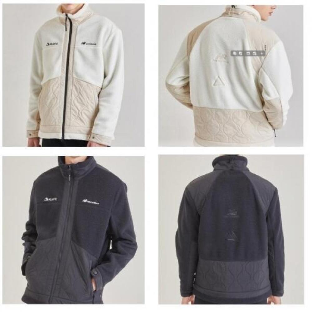 

New Balance Fleece Hybrid Jacket Nbmdb47063 Type 2 Ivory/95