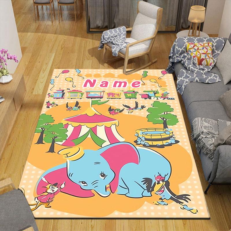 Custom 1Pc Dumbo'S Bubble Adventure Rug Office Carpet Indoor Outdoor Entrance Doormat Nonslip Soft And Comfortable Living Room D91653