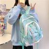 school students Korean version of casual large-capacity backpack sweet college style high school student backpack tide