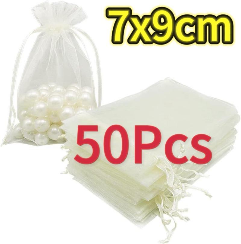 50 Unidades Bolsas de Malla para Protección de Frutas Uvas Fresa Planta Bolsa para Invernadero de Hortalizas Control de Plagas Bolsas de Malla Anti-Pájaros Herramienta de Jardín