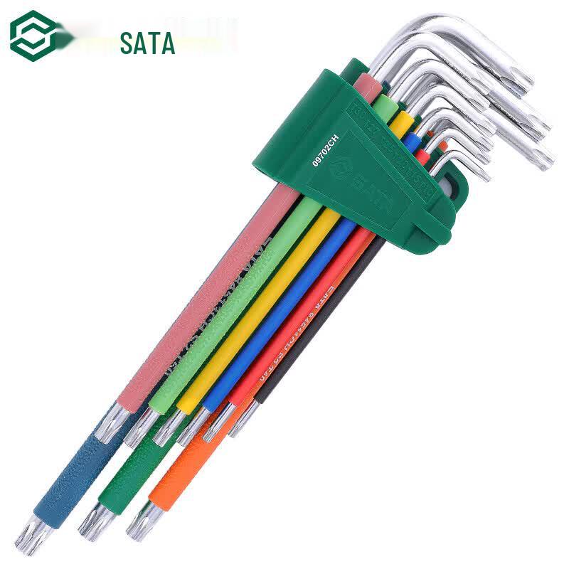 SATA Rainbow Extra Long Torx Hex Key Set