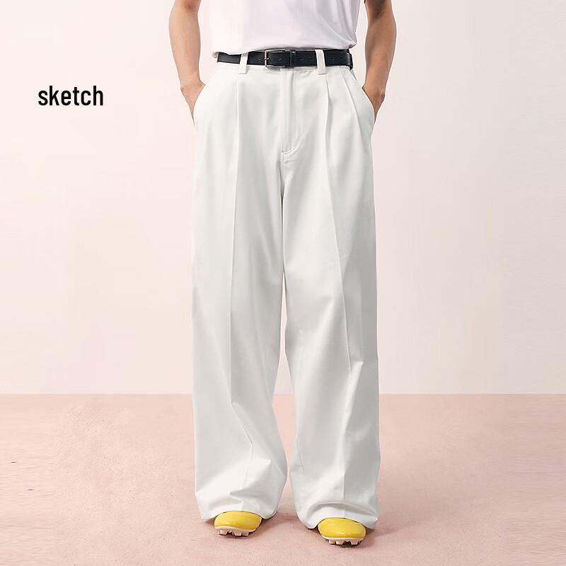 Drawline Men's 2026 Spring Loose Wide-Leg Casual Pants