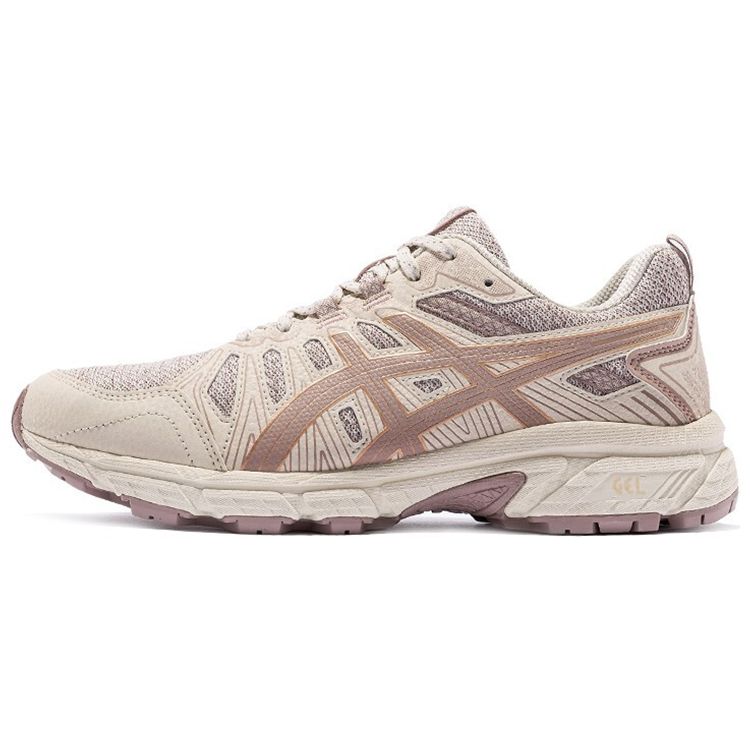 Asics Gel-Venture 7 MX Comfortable Lace-Up Mesh Synthetic Leather Cushioning Durable Breathable Low-Top Trail Running Shoes Women Sneaker 1012A818-201