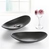 2pcs Elegant Oval Black Jewelry Tray - Perfect for Rings Earrings Necklaces | Ideal Home Decor Gift Accessory Jewelry Making