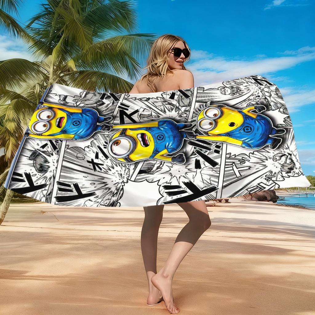 Großäugiges Süßes Wesen Bananamaster Strandtuch Schnelltrocknend Geeignet für Strandurlaub Pool Fitnessstudio Süßes Geschenk für Freunde Familien