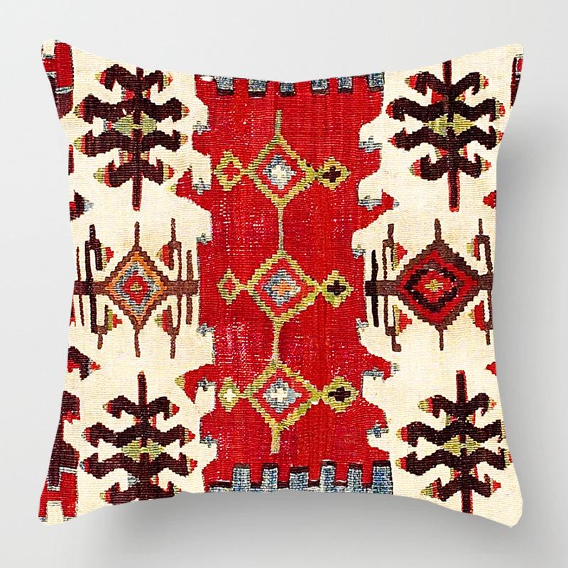 Throw Pillow Persian Turkish Lumbar Pillow Cushion Car Pillow Cover Sofa Cushion Home Decoration