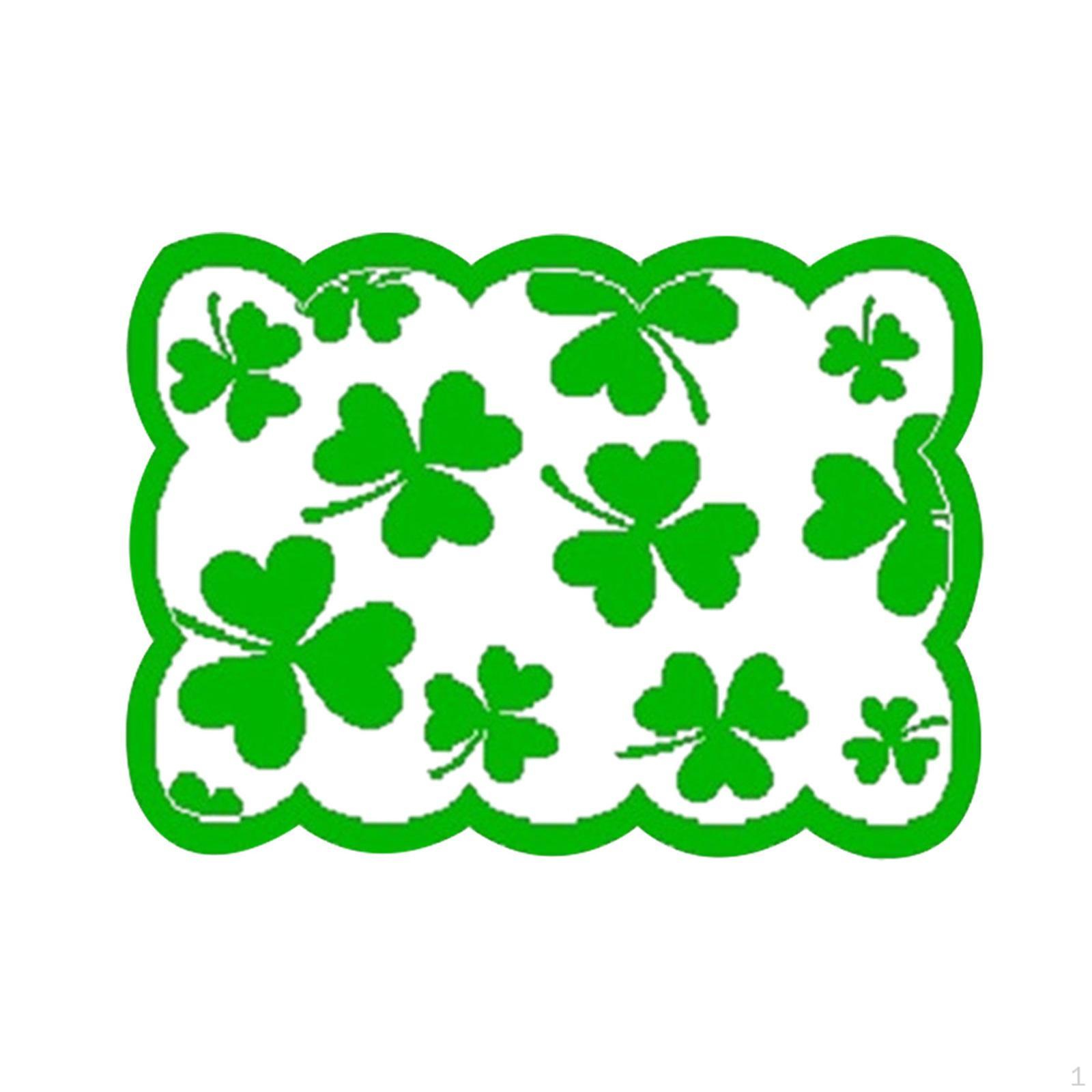 

ST Patricks Day Decor Placemat Lace Ornament,45x30cm,,Festival Place Mat for Kitchen Bar Hotel Home