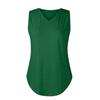 Women Plus Size Tank Tops V Neck Summer Tank Tops Loose Fit Sleeveless Tops