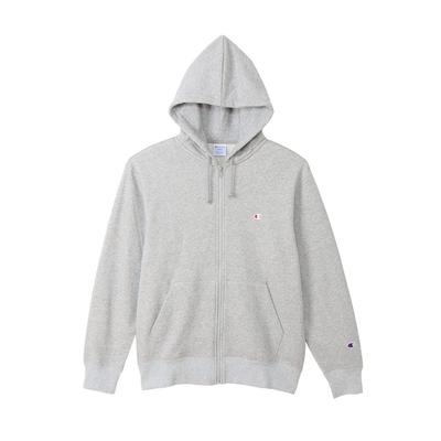 Champion Long-Sleeve Fleece-Lined Hooded Sweatshirt with Embroidered Logo, COTTON USA, C3-W104Z, Men's, Size M