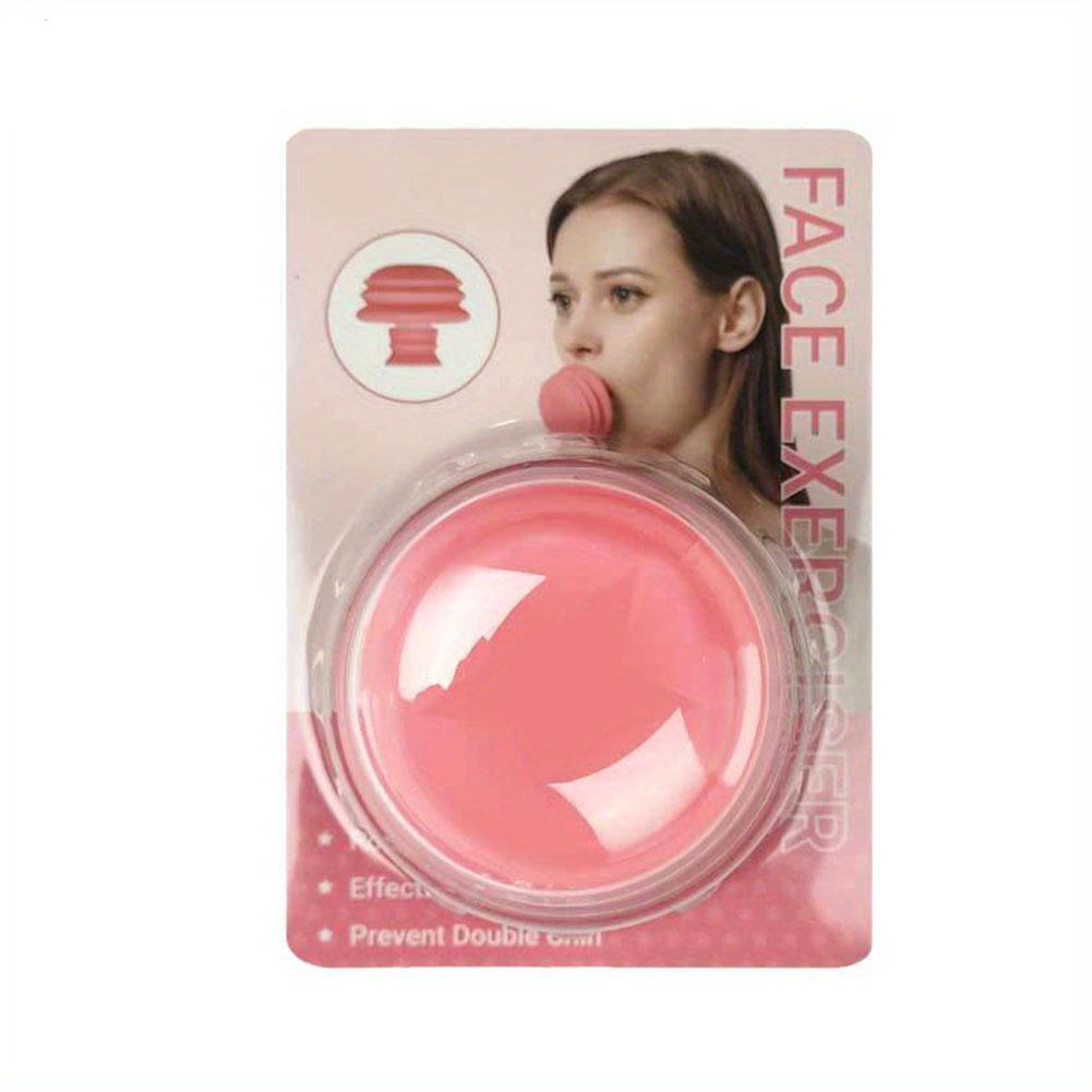 

Face Jaw Exerciser Slimmer Jaw Face Neck Toning Exerciser, Facial Yoga Light Tighten Firm, Double Chin Breathing Exercise Device рожевий