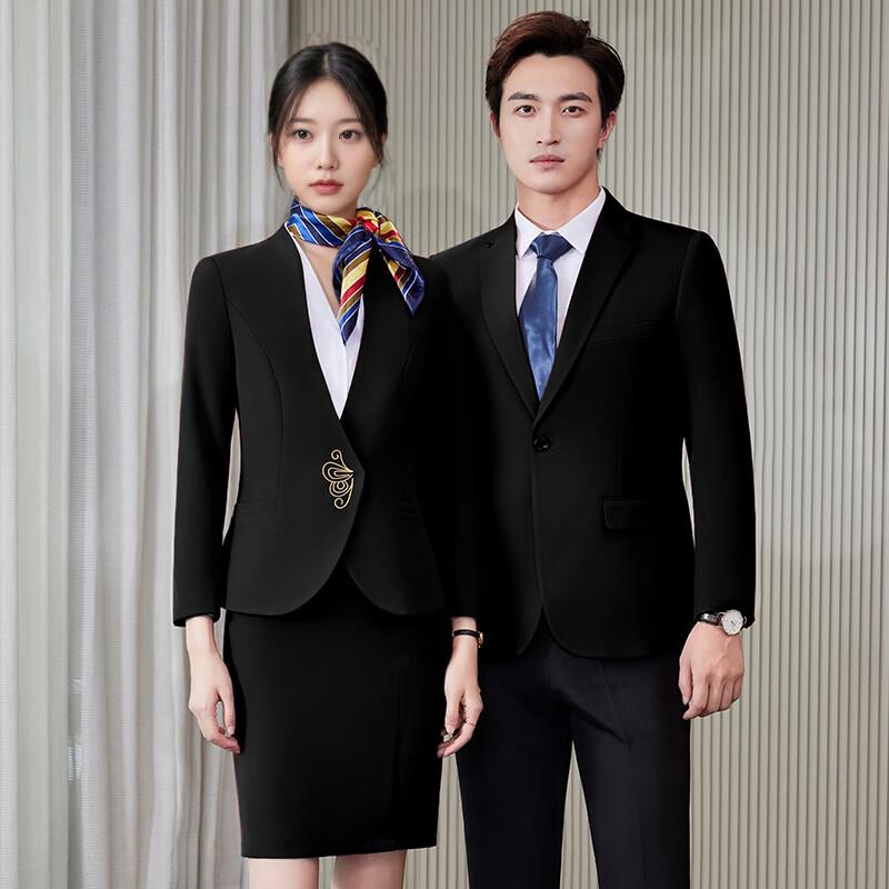 Современный деловой костюм в китайском стиле M