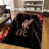 Liverpool Flannel Pattern Square Carpet,Area Rug,Carpet Rug for Living Room Bedroom Sofa Playroom Decor,Non-slip Floor Mat