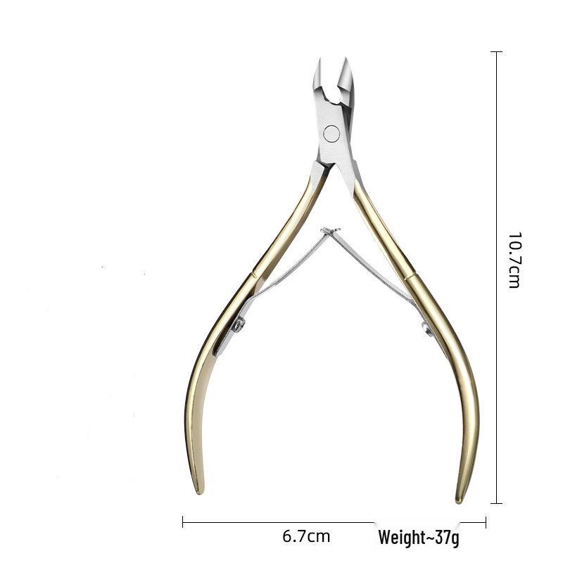 Adler Schnabel Nagelknipser: Pediküre-Schere aus Edelstahl für abgestorbene Haut und Nagelrillenpflege