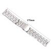 18mm 20mm 22mm Universal Stainless Steel Strap for Samsung Metal Band for Huawei Safefy Folding Buckle for Men Women Bracelet