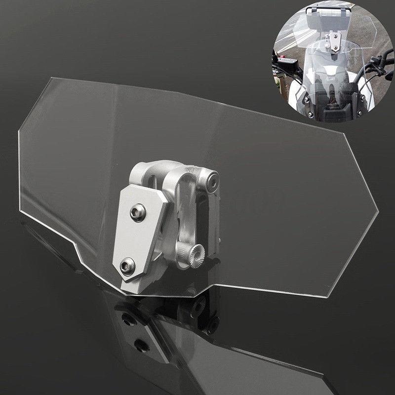 2024 New 1pcs Motorcycle Windscreen Small Windscreen Adjustable with Increased Air Flow Windscreen