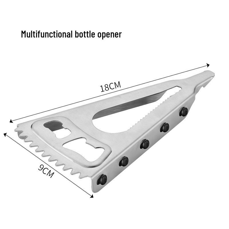 Multi-functional Stainless Steel Bottle, Can, and Lid Opener