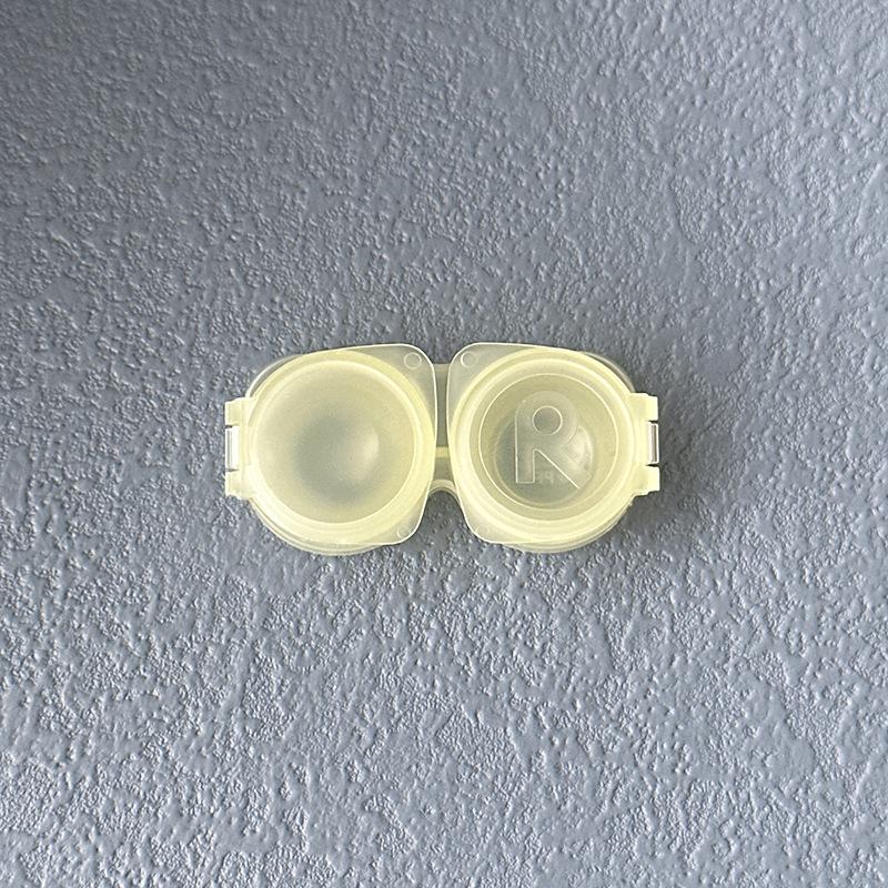 5Pcs Color Press Type Lens Container Organizer Portable Mini Contact Lens Case Press Type Travel Eye Care Kit Storage Box
