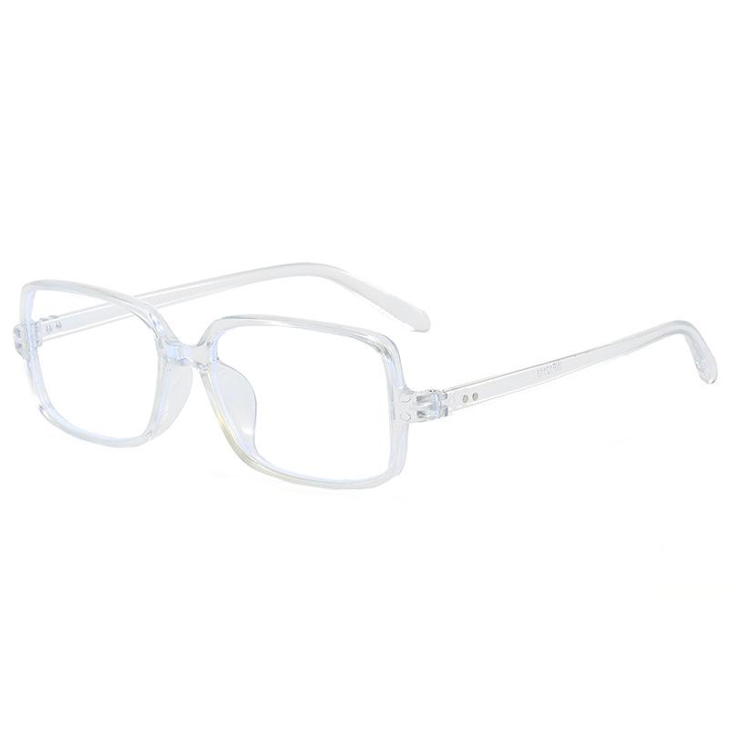 New Internet celebrity black frame anti-blue glasses women's fashion frame glasses men's trendy retro square small frame glasses