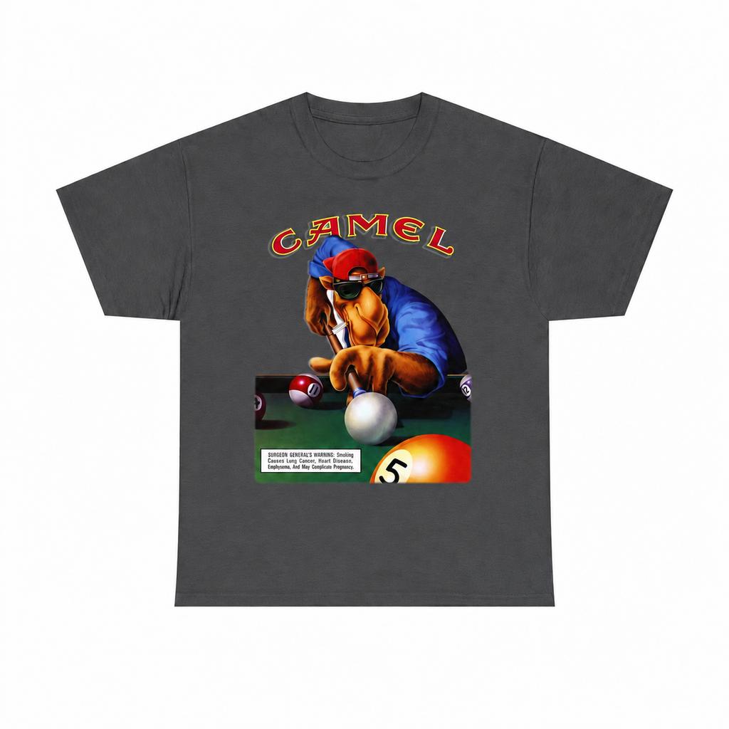 T-shirt in Cotone con Fantasia Joe Camel Sigarette Retro 1988 T-shirt Casual Estiva Moda Streetwear Classico Abbigliamento Unisex T-shirt