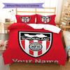 Sunderland A.F Custom Name Pattern Bedding,Quilt Set Quilt Cover Pillowcase Home Birthday Gift(1 * duvet cover + 2 * pillowcase, without core)