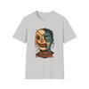 Unisex Softstyle T-Shirt Halloween Mask Transformation Stitches Surreal  Fall