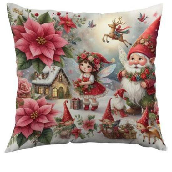 

Christmas Pillow Case Bedside Pillow Printed Pillow Case Holiday Home 45cm*45cm