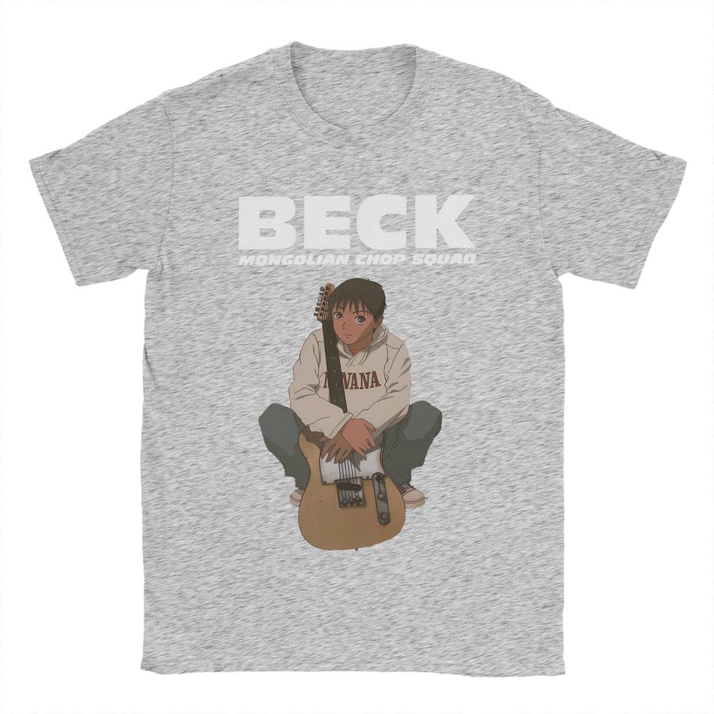 Beck Mongolian Chop Squad Trending TShirts  Cotton Tee Shirt for Mens Aesthetic Printed Short Sleeve Clothes