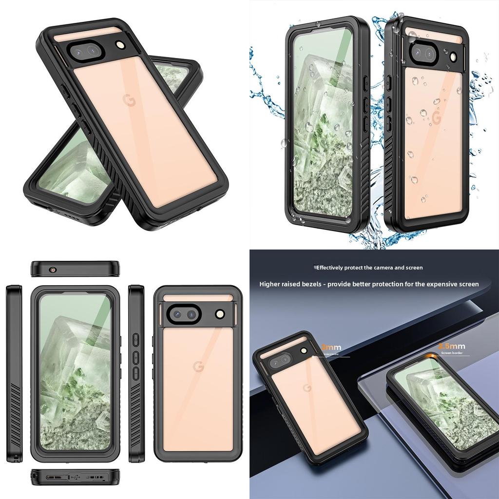 Pro vodotěsný kryt telefonu Google Pixel 8a s tlumením nárazů a vodotěsností pro cestování a sport