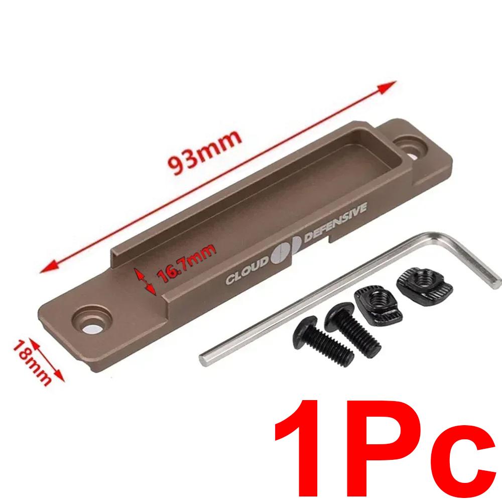 Taktische Metall-Montageschiene MLOK Keymod Taschenlampen-Druckschalterhalter für M300 M600 LED-Licht Jagdzubehör