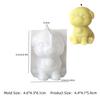 3D Cute Animal Little Dog Candle Silicone Mold DIY Pet Dogs Scented Candle Resin Soap Making Molds Fondant Cake Chocolate Mould
