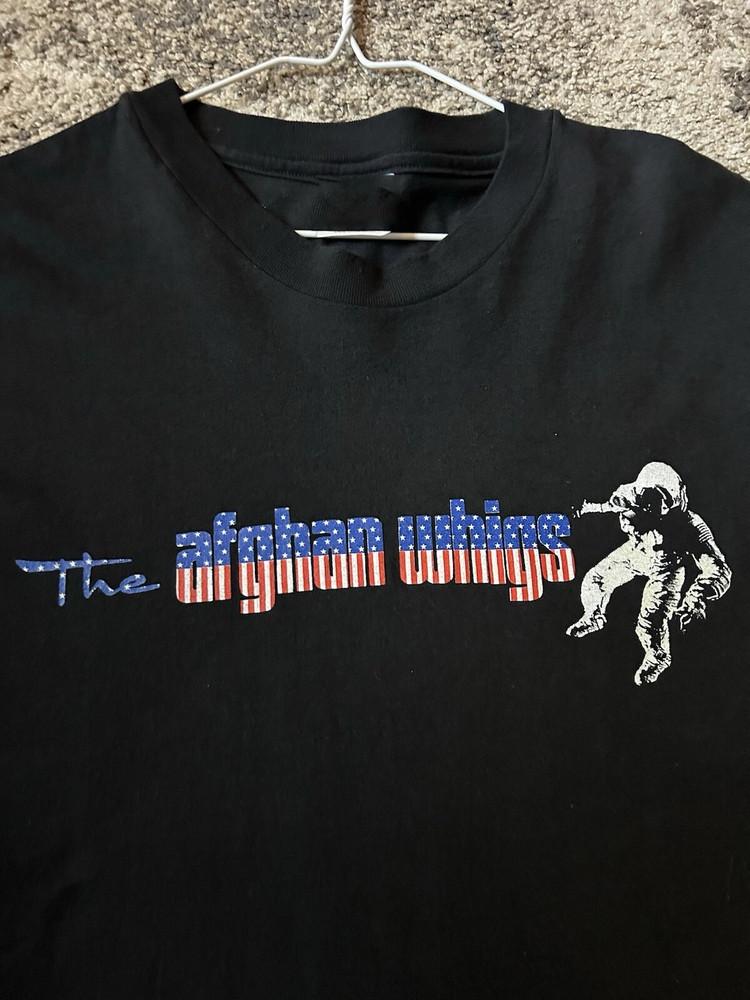 The Afghan Whigs American Flag Spell out Spaceman T Shirt Size S5XL Unisex T-Shirt S