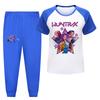 Children's Summer Sports T-shirt And Pants Two-piece Sportswear Set Short-sleeved Printed Clothing Suit