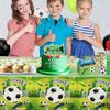 Fußball-Thema Einweg-Tischdecke Fußball Sport Junge Geburtstagsfeier Zubehör Babyparty Fußballfans Geburtstagsdekorationen