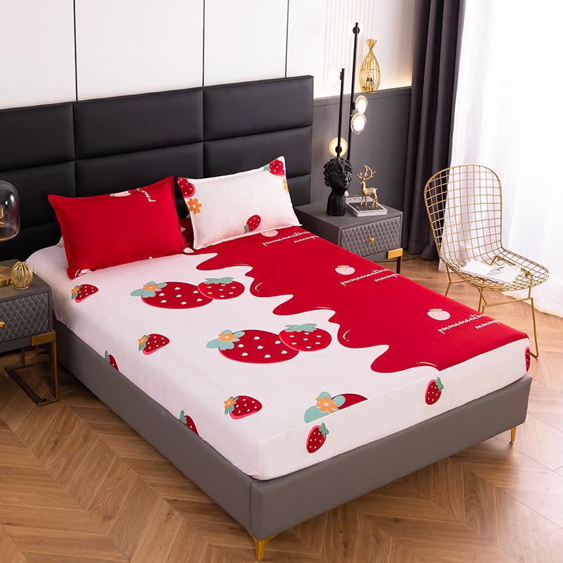 Non-slip Elastic Fitted Bed Cover for Simmons, Single Piece, All-Inclusive Design.