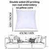 Highland Cow Pillowcase 2D Printed Office Sofa Decoration Nordic Style Cushion Cover Bedroom Home Soft Decoration