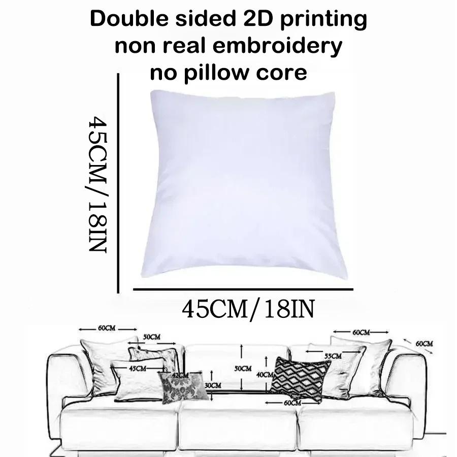 Highland Cow Pillowcase 2D Printed Office Sofa Decoration Nordic Style Cushion Cover Bedroom Home Soft Decoration