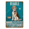 Animal Dog Cat Vintage Metal Poster Home Decor Retro Tin Sign For Pub Bar Club Decorative Plate Poodle Wall Plaque