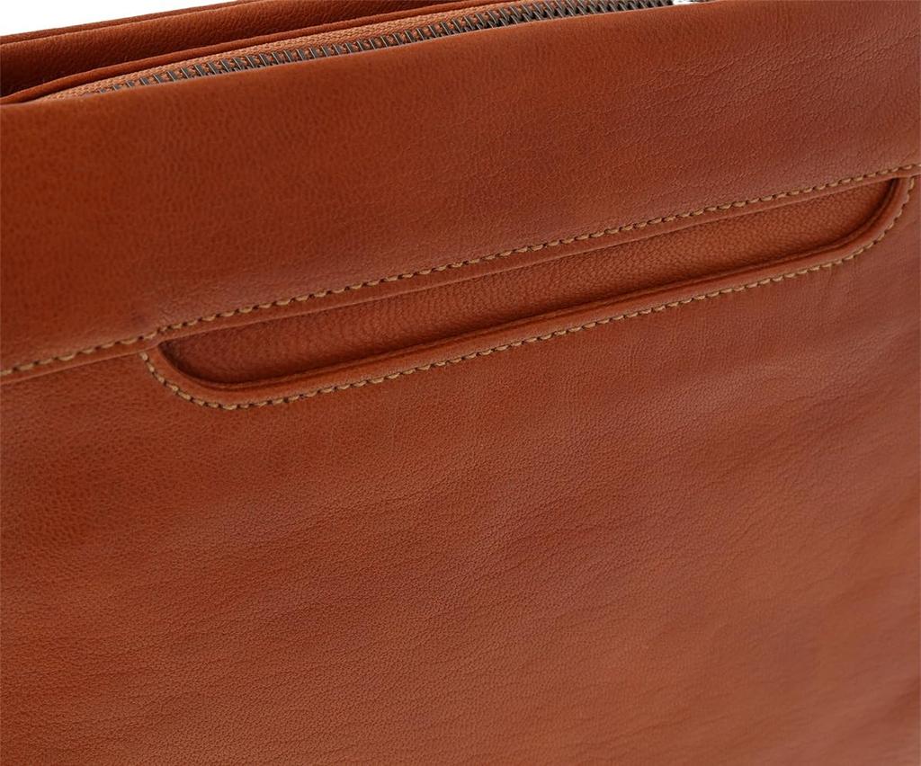 Genten Goat Basic B5 Shoulder Bag (New Color) Women's 44124-50 Brown